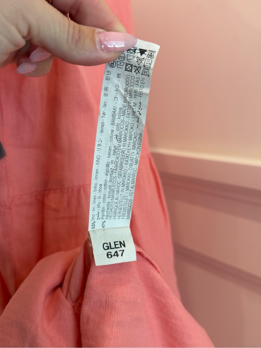 Zara Pink Button Down Tiered Maxi Dress - Picture 9 of 10